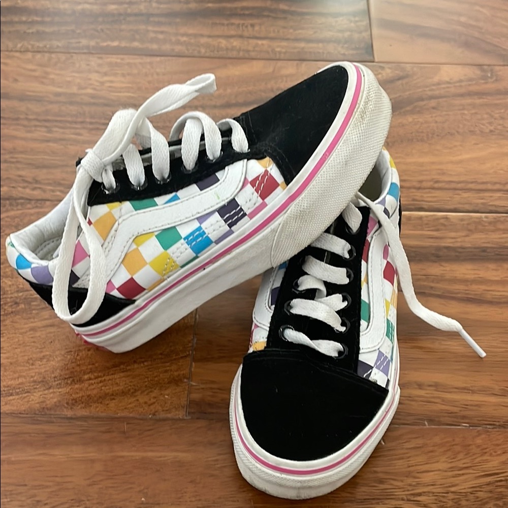 Vans Black and White Old Skool Sneakers